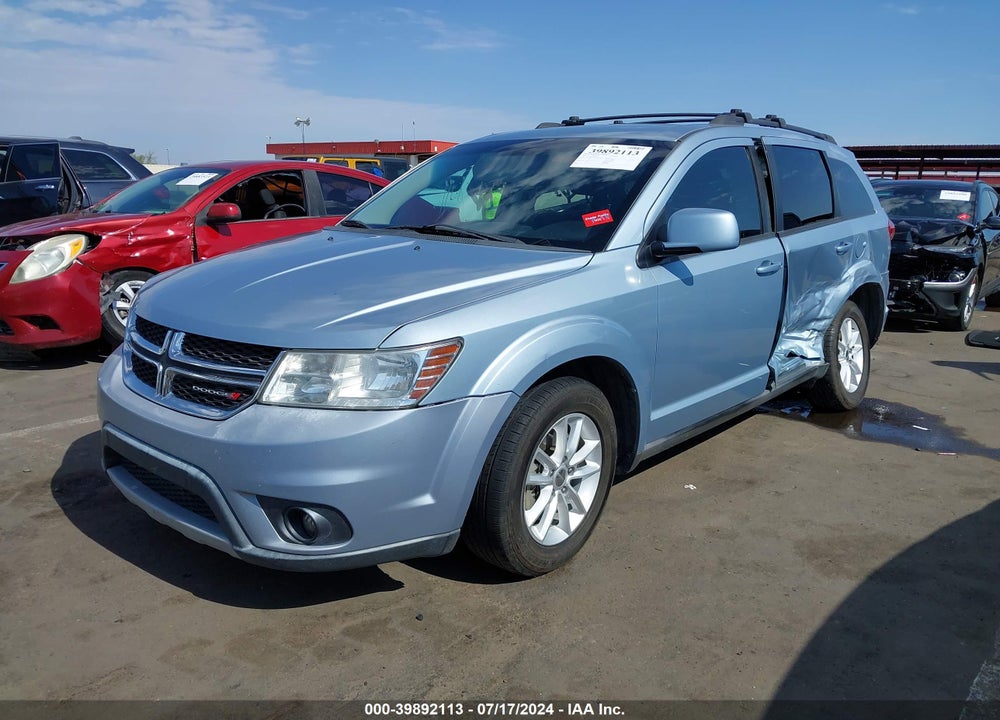 2013 DODGE JOURNEY SXT VIN: 3C4PDCBB9DT682761