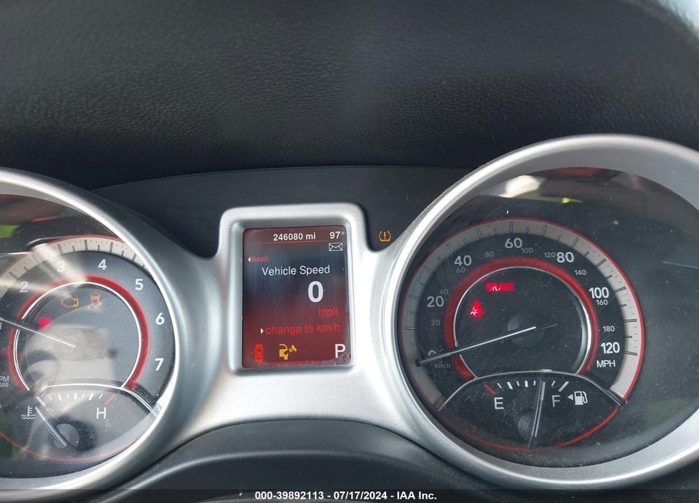 2013 DODGE JOURNEY SXT VIN: 3C4PDCBB9DT682761