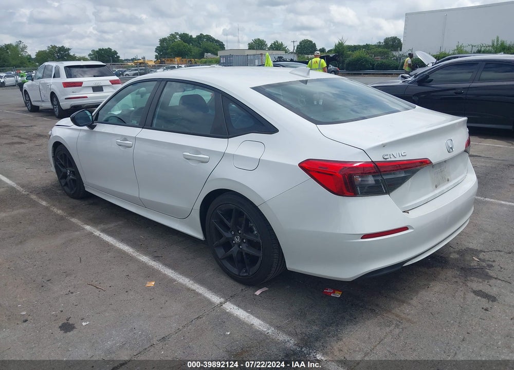 2022 HONDA CIVIC SPORT VIN: 2HGFE2F51NH502367