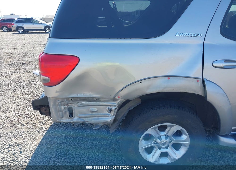 2006 TOYOTA SEQUOIA LIMITED V8 VIN: 5TDBT48A56S264499