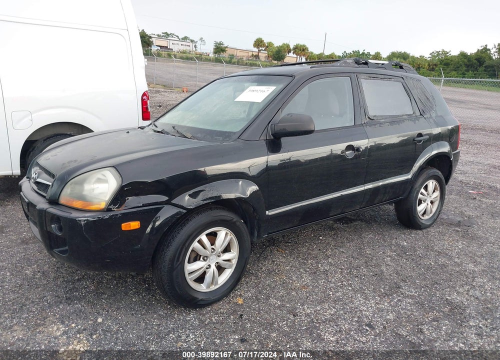 2009 HYUNDAI TUCSON GLS VIN: KM8JM12B59U043859