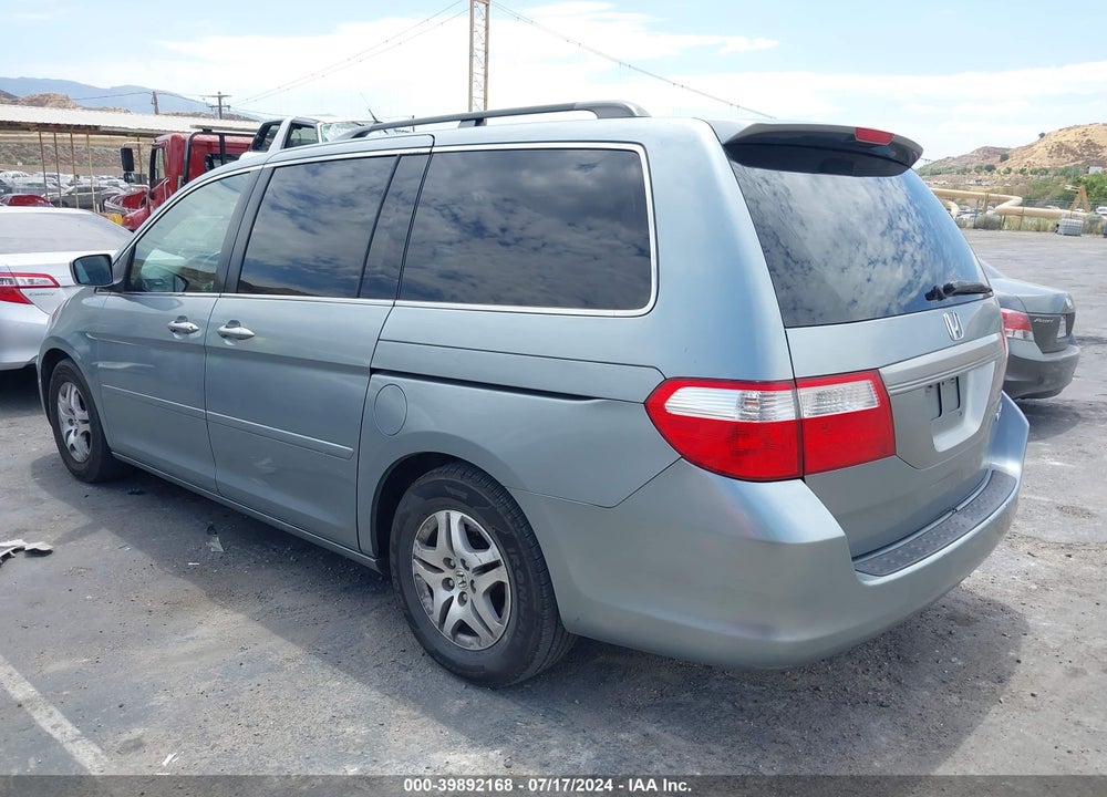2005 HONDA ODYSSEY EX-L VIN: 5FNRL38665B038124