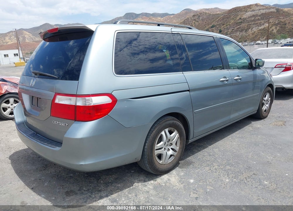 2005 HONDA ODYSSEY EX-L VIN: 5FNRL38665B038124
