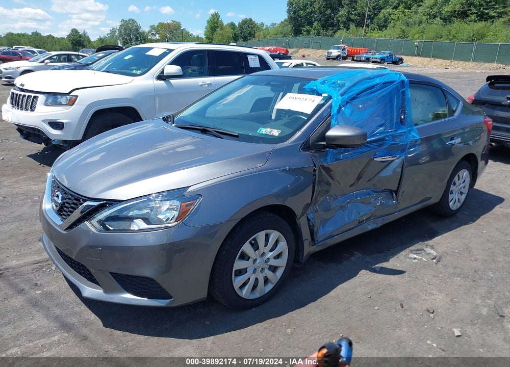 2017 NISSAN SENTRA S VIN: 3N1AB7APXHY383050