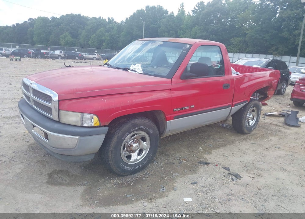 1998 DODGE RAM 1500 ST/WS VIN: 1B7HC16X5WS549369