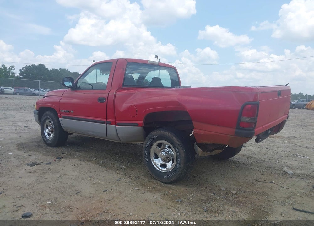 1998 DODGE RAM 1500 ST/WS VIN: 1B7HC16X5WS549369