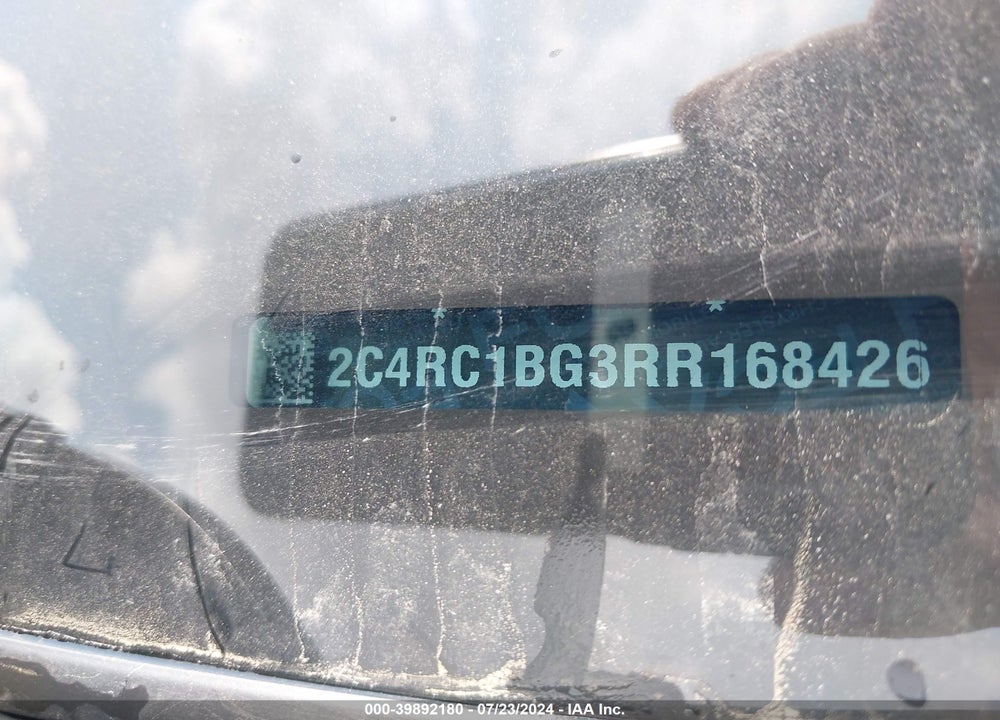2024 CHRYSLER PACIFICA TOURING L VIN: 2C4RC1BG3RR168426