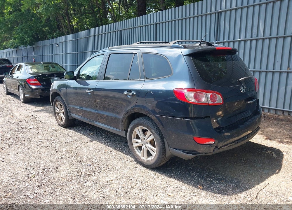 2012 HYUNDAI SANTA FE LIMITED VIN: 5XYZK3AB2CG097283