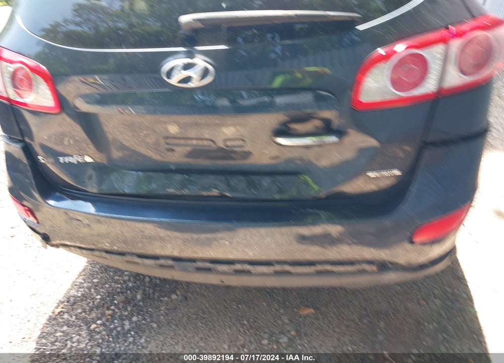 2012 HYUNDAI SANTA FE LIMITED VIN: 5XYZK3AB2CG097283
