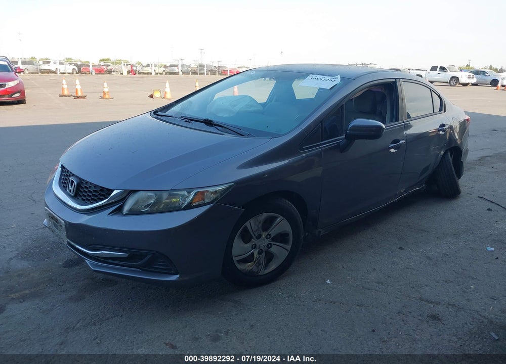 2015 HONDA CIVIC LX VIN: 19XFB2F55FE104650