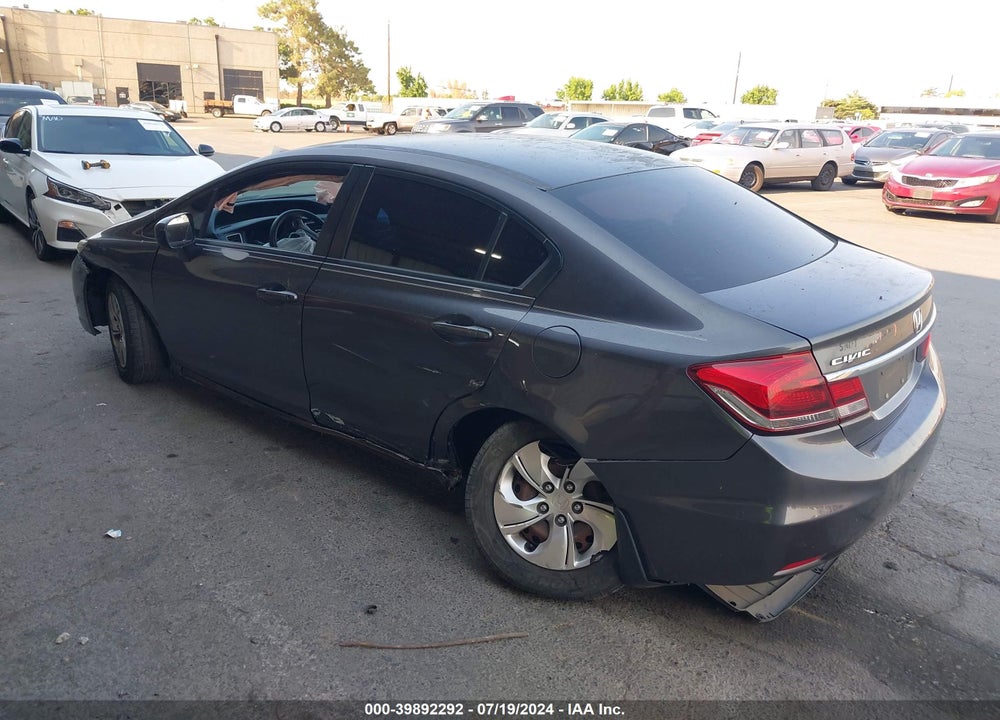 2015 HONDA CIVIC LX VIN: 19XFB2F55FE104650