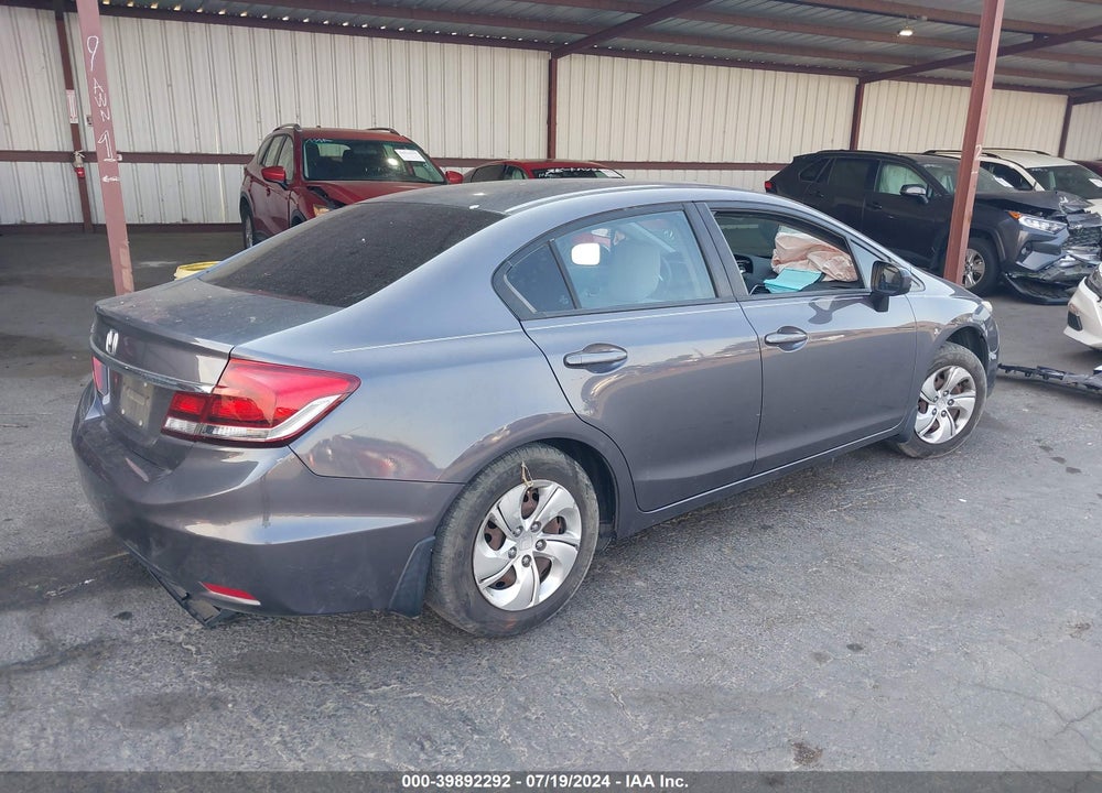 2015 HONDA CIVIC LX VIN: 19XFB2F55FE104650