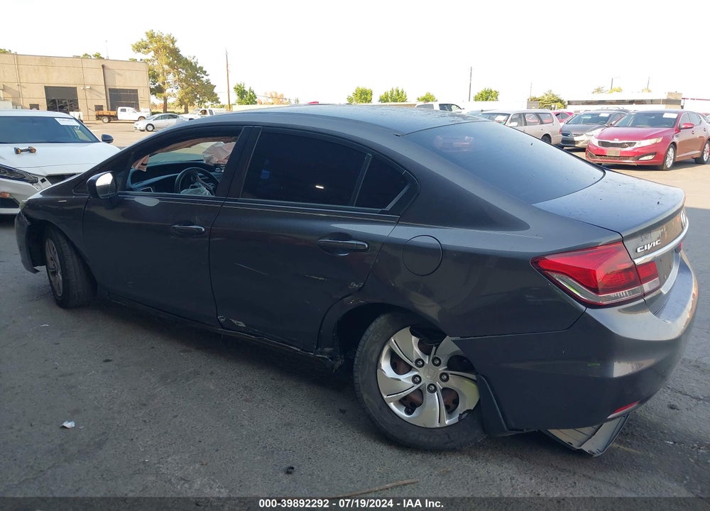 2015 HONDA CIVIC LX VIN: 19XFB2F55FE104650