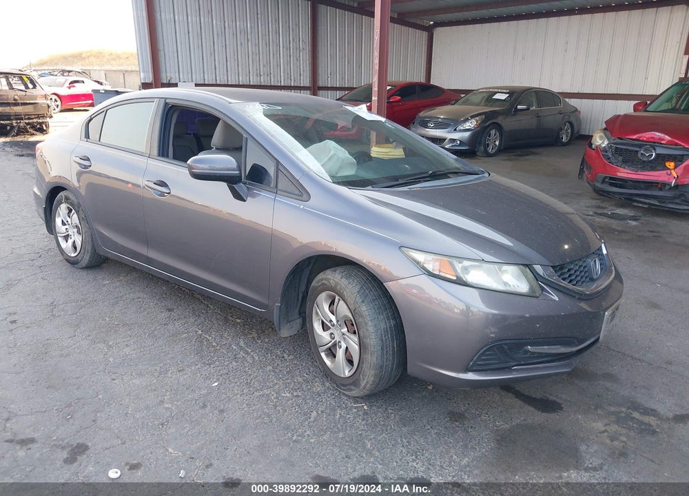 2015 HONDA CIVIC LX VIN: 19XFB2F55FE104650