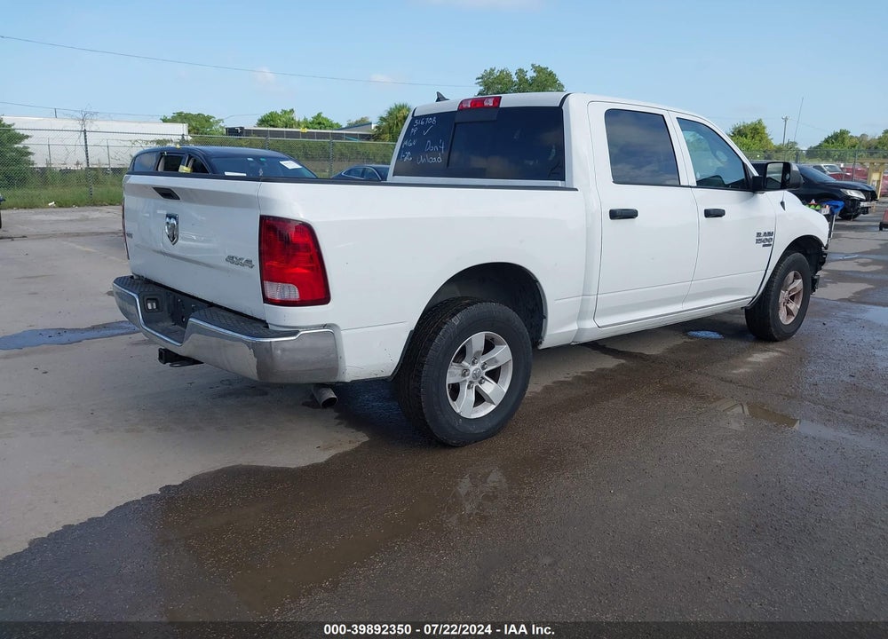 2023 RAM 1500 CLASSIC SLT 4X4 5'7 BOX VIN: 1C6RR7LG8PS516708