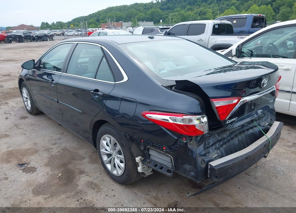 2016 TOYOTA CAMRY LE VIN: 4T4BF1FK4GR536850