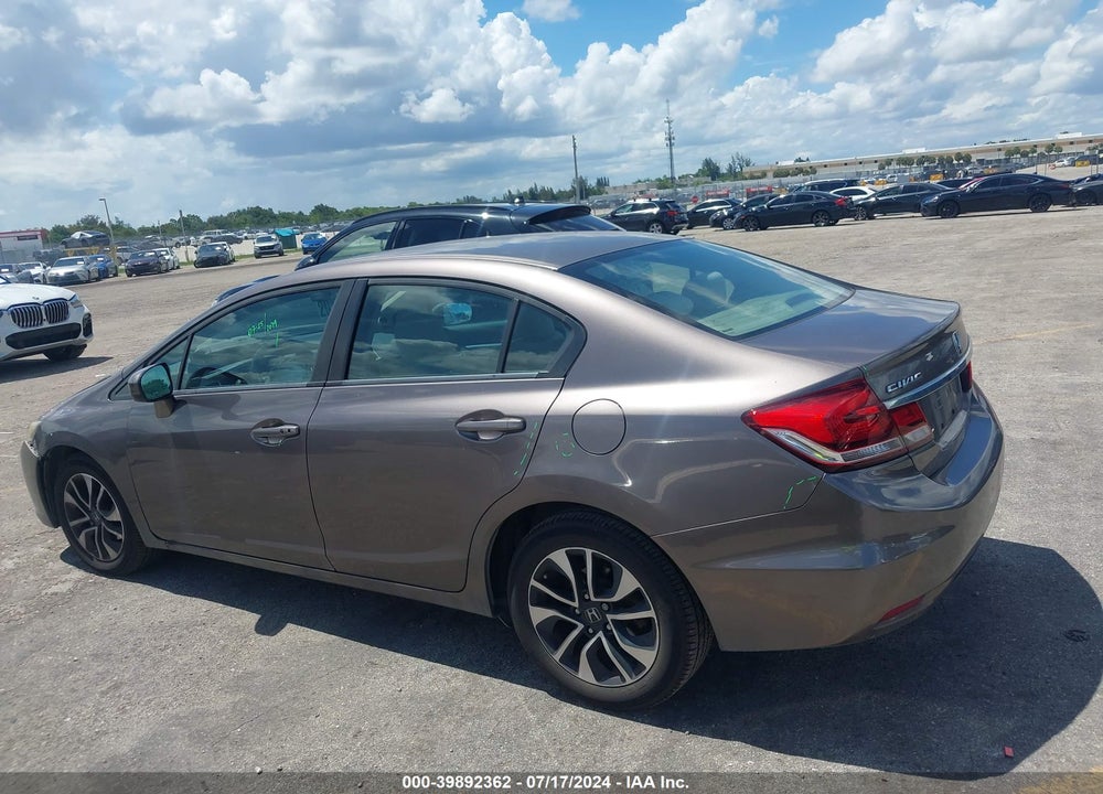 2014 HONDA CIVIC EX VIN: 19XFB2F84EE009280