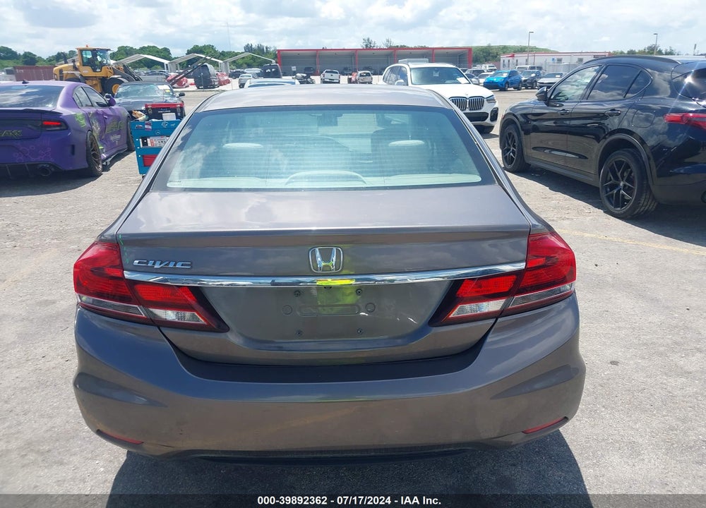 2014 HONDA CIVIC EX VIN: 19XFB2F84EE009280