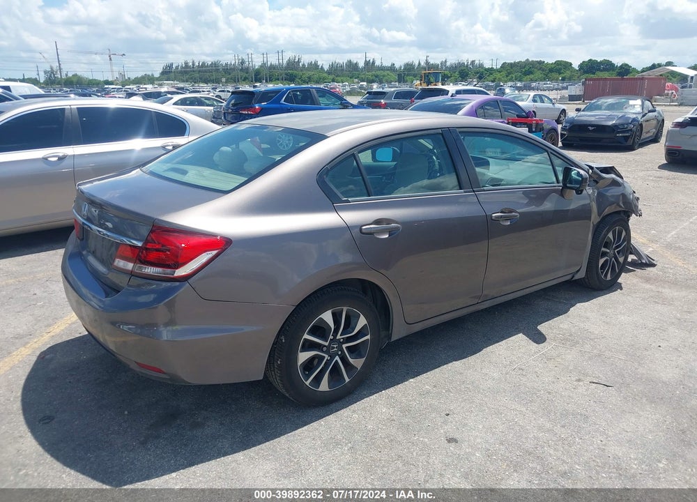 2014 HONDA CIVIC EX VIN: 19XFB2F84EE009280