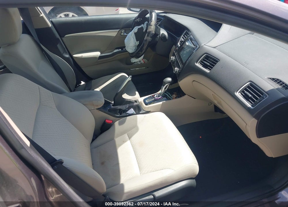 2014 HONDA CIVIC EX VIN: 19XFB2F84EE009280