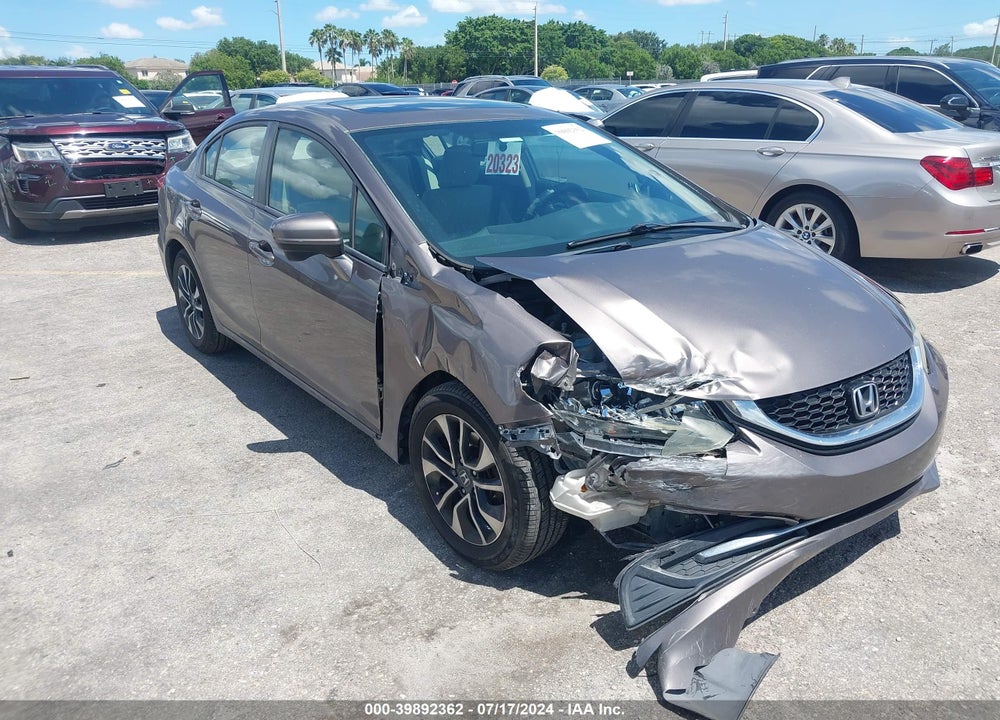 2014 HONDA CIVIC EX VIN: 19XFB2F84EE009280