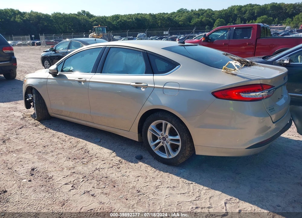 2018 FORD FUSION SE VIN: 3FA6P0H73JR107798