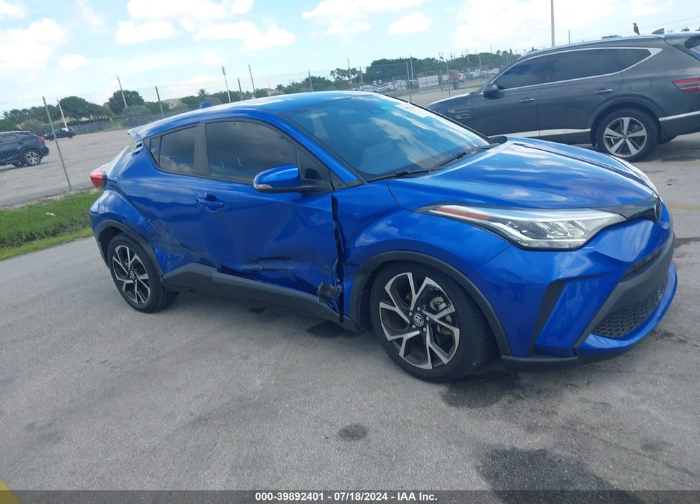 2021 TOYOTA C-HR XLE VIN: JTNKHMBX4M1107650