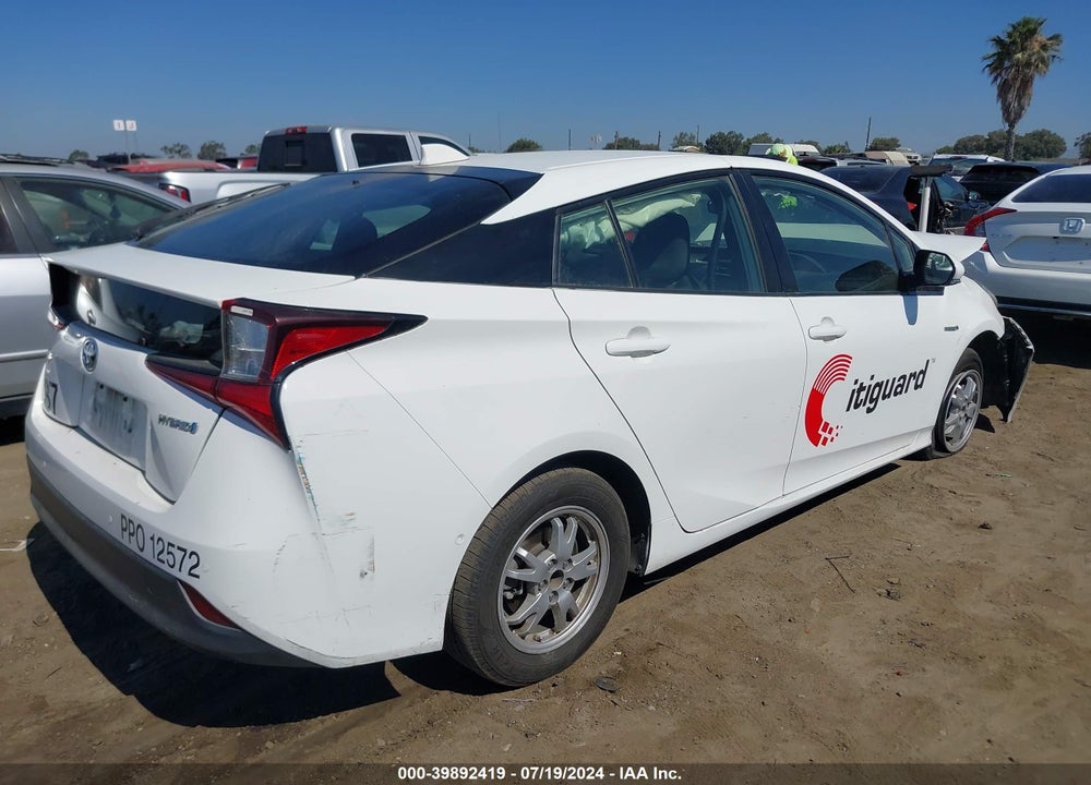 2020 TOYOTA PRIUS LE VIN: JTDKARFU4L3112212