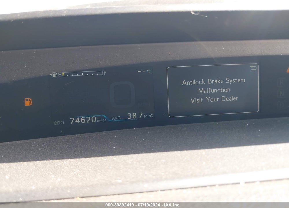 2020 TOYOTA PRIUS LE VIN: JTDKARFU4L3112212