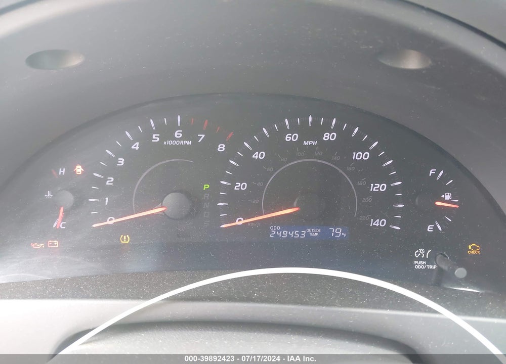 2010 TOYOTA CAMRY LE VIN: 4T1BF3EK1AU007662
