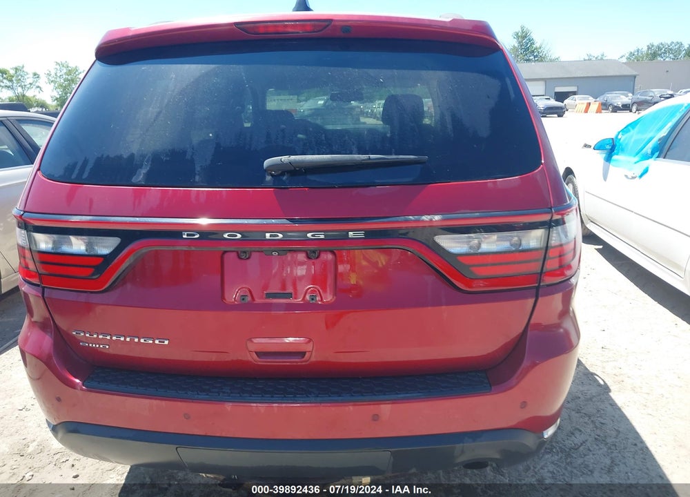 2014 DODGE DURANGO SXT VIN: 1C4RDJAG5EC539670