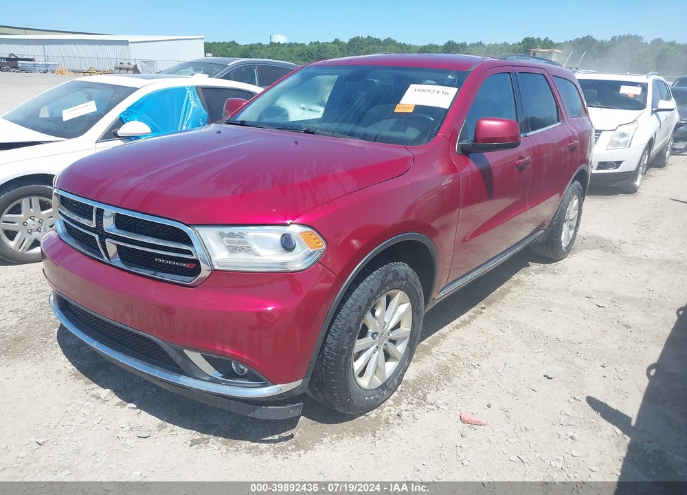 2014 DODGE DURANGO SXT VIN: 1C4RDJAG5EC539670