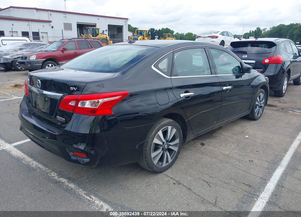 2019 NISSAN SENTRA SV VIN: 3N1AB7AP8KY388416