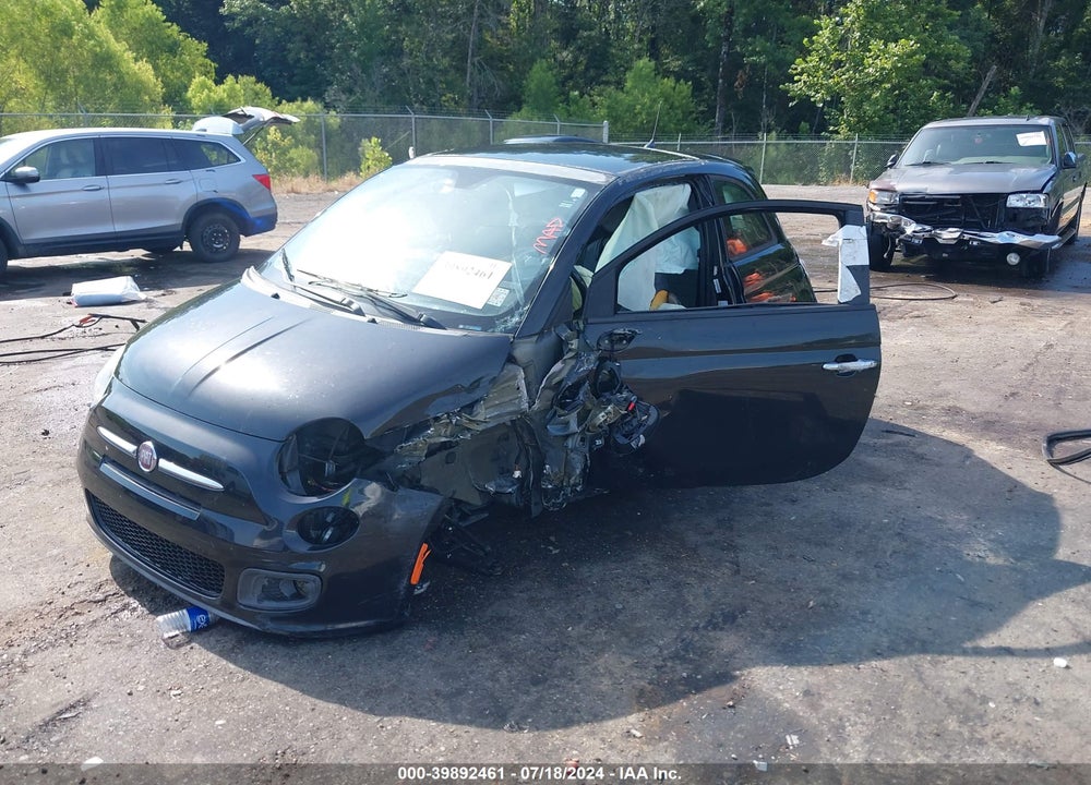 2012 FIAT 500 SPORT VIN: 3C3CFFBR3CT343262
