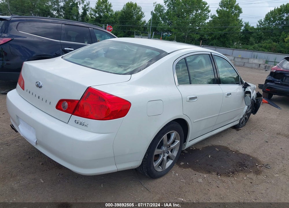 2005 INFINITI G35X VIN: JNKCV51FX5M302585