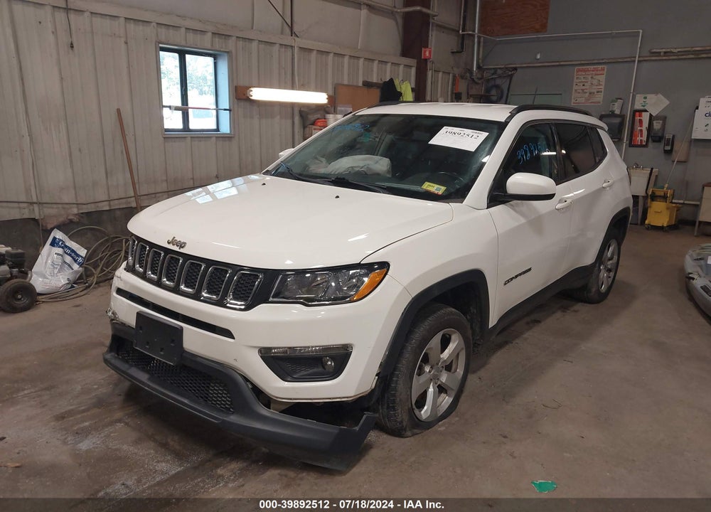2018 JEEP COMPASS LATITUDE 4X4 VIN: 3C4NJDBB7JT456946