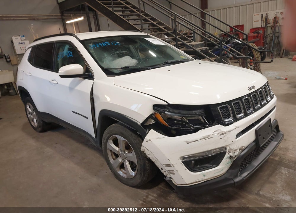 2018 JEEP COMPASS LATITUDE 4X4 VIN: 3C4NJDBB7JT456946