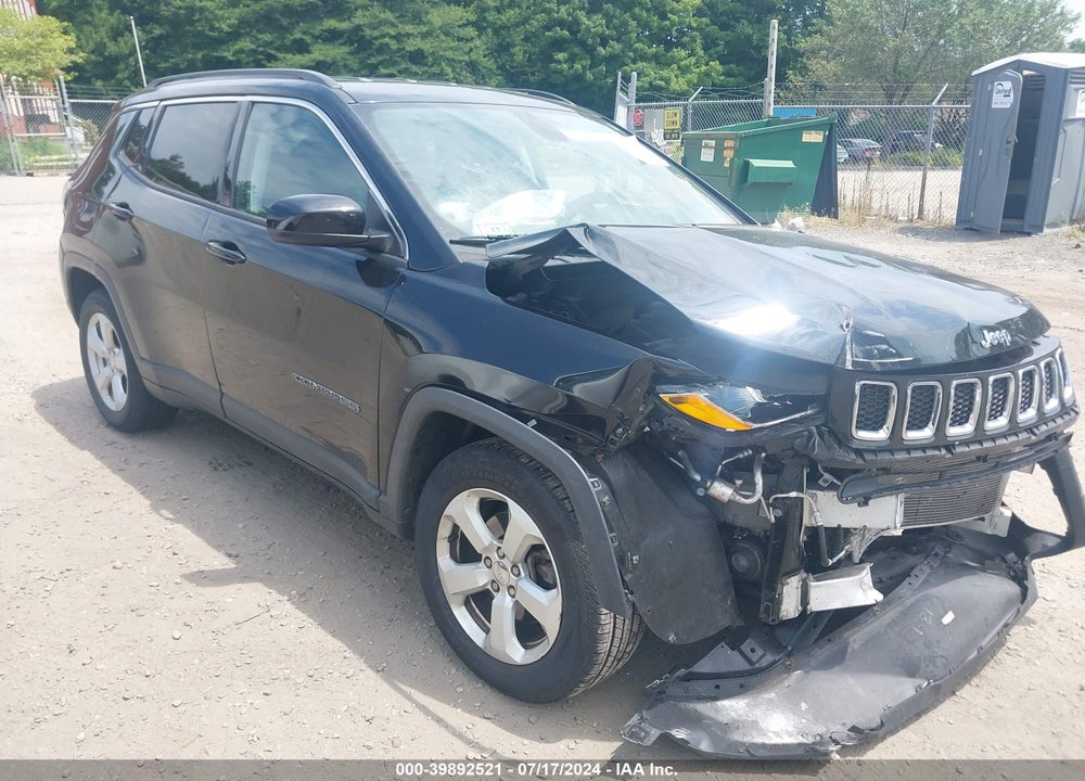 2017 JEEP NEW COMPASS LATITUDE FWD VIN: 3C4NJCBB5HT629514