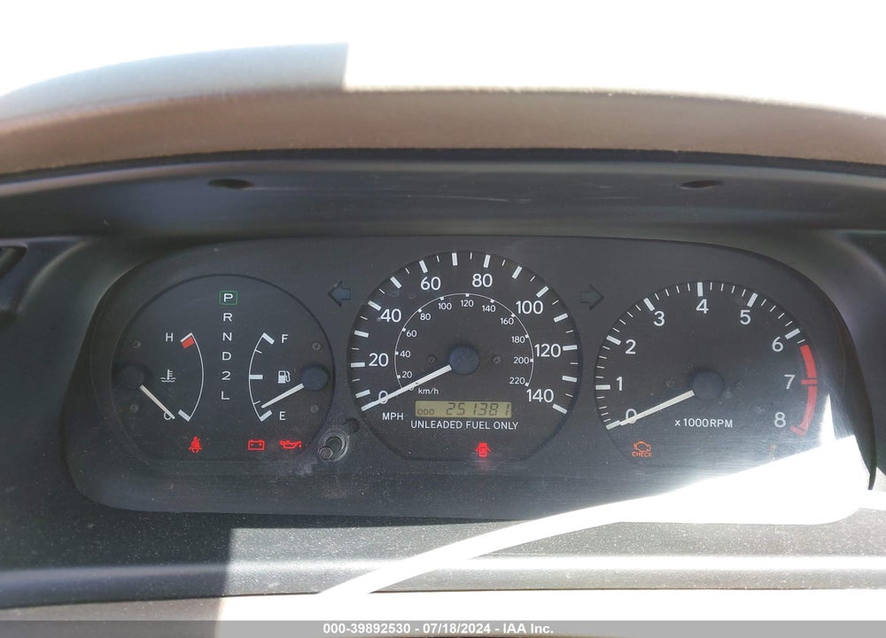 1997 TOYOTA CAMRY LE VIN: JT2BG22K1V0062585