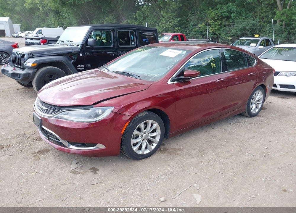 2015 CHRYSLER 200 C VIN: 1C3CCCCB9FN550364