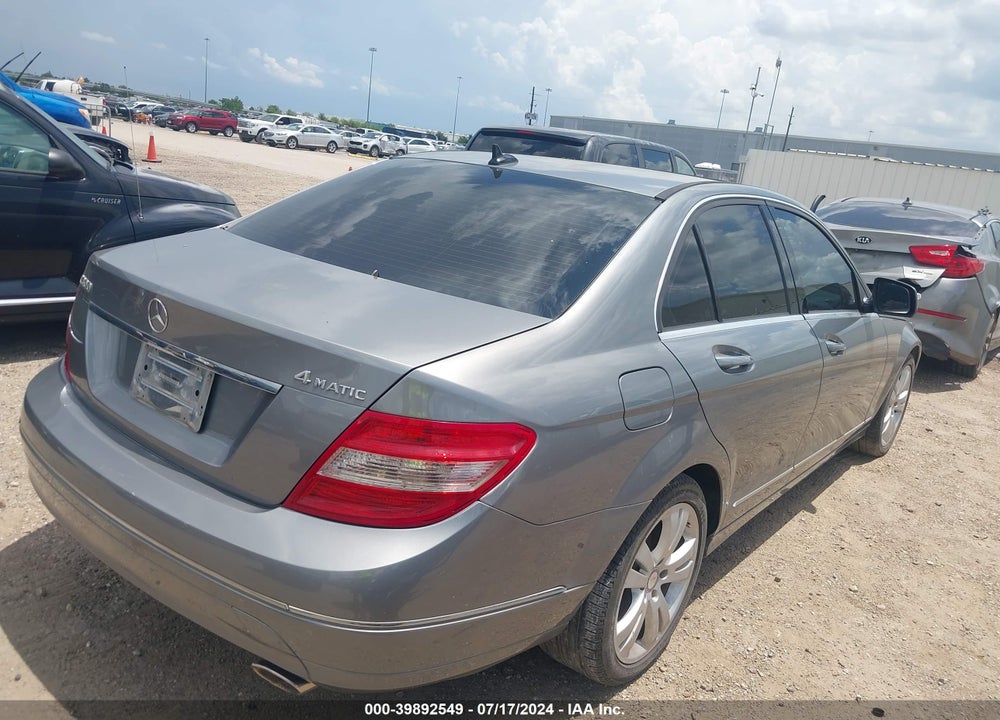 2009 MERCEDES-BENZ C 300 LUXURY 4MATIC/SPORT 4MATIC VIN: WDDGF81X89F258287