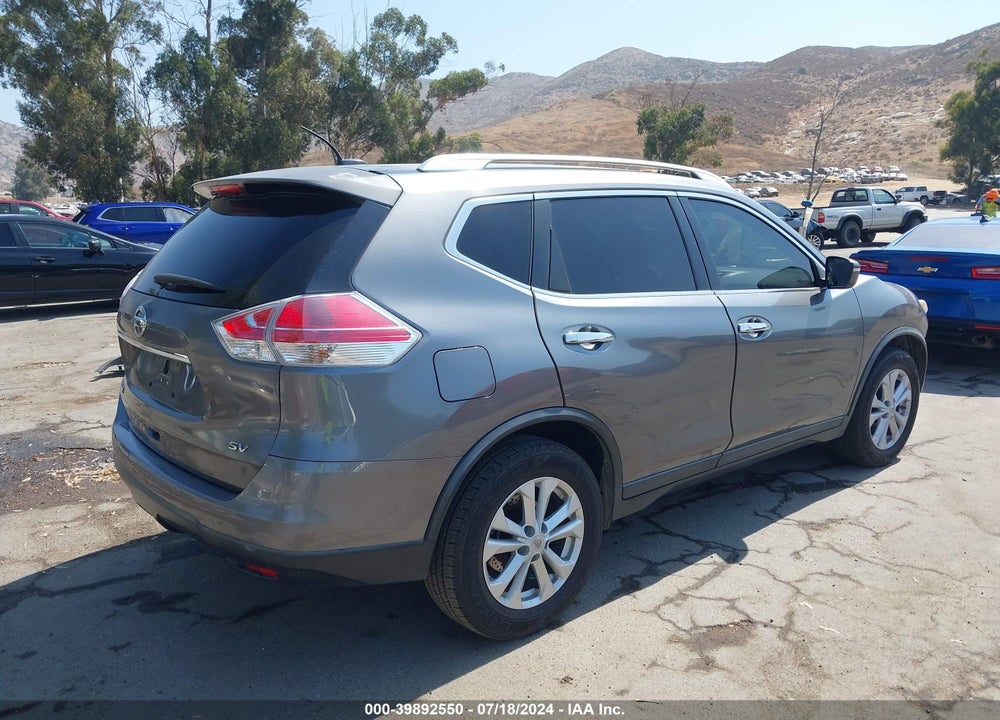 2015 NISSAN ROGUE SV VIN: KNMAT2MT3FP530961