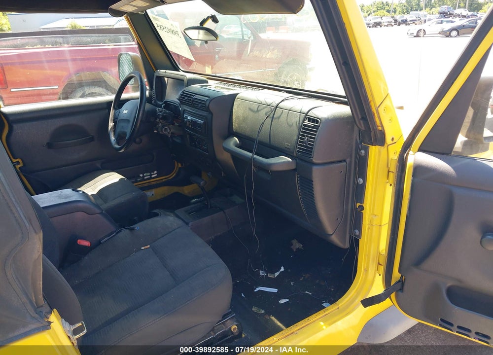 2005 JEEP WRANGLER X VIN: 1J4FA39S55P374397