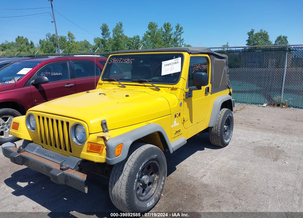 2005 JEEP WRANGLER X VIN: 1J4FA39S55P374397