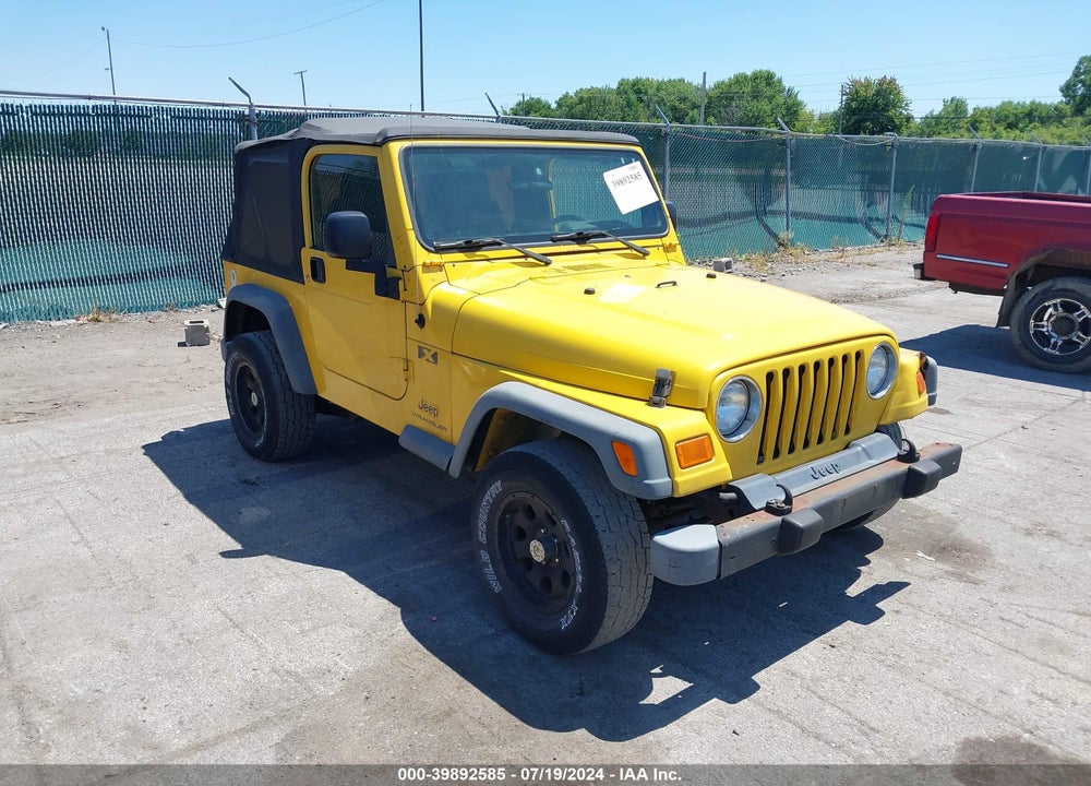 2005 JEEP WRANGLER X VIN: 1J4FA39S55P374397
