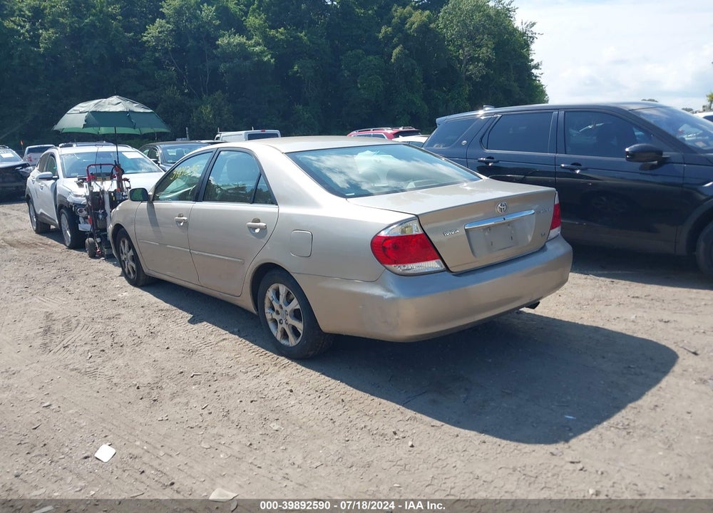 2005 TOYOTA CAMRY XLE V6 VIN: 4T1BF30K75U087238