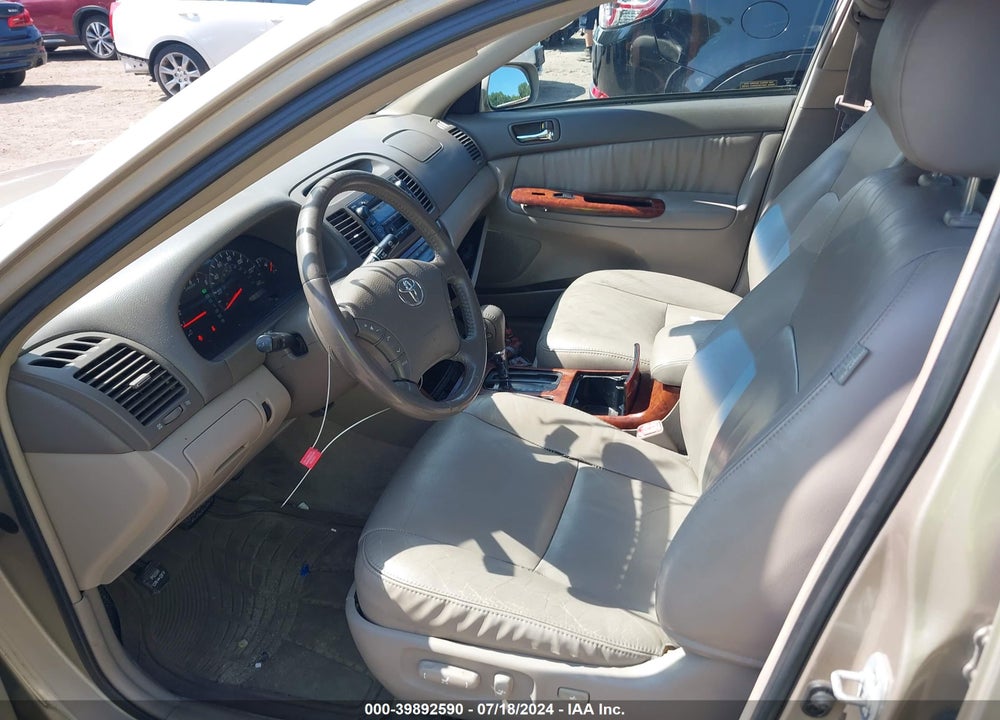 2005 TOYOTA CAMRY XLE V6 VIN: 4T1BF30K75U087238