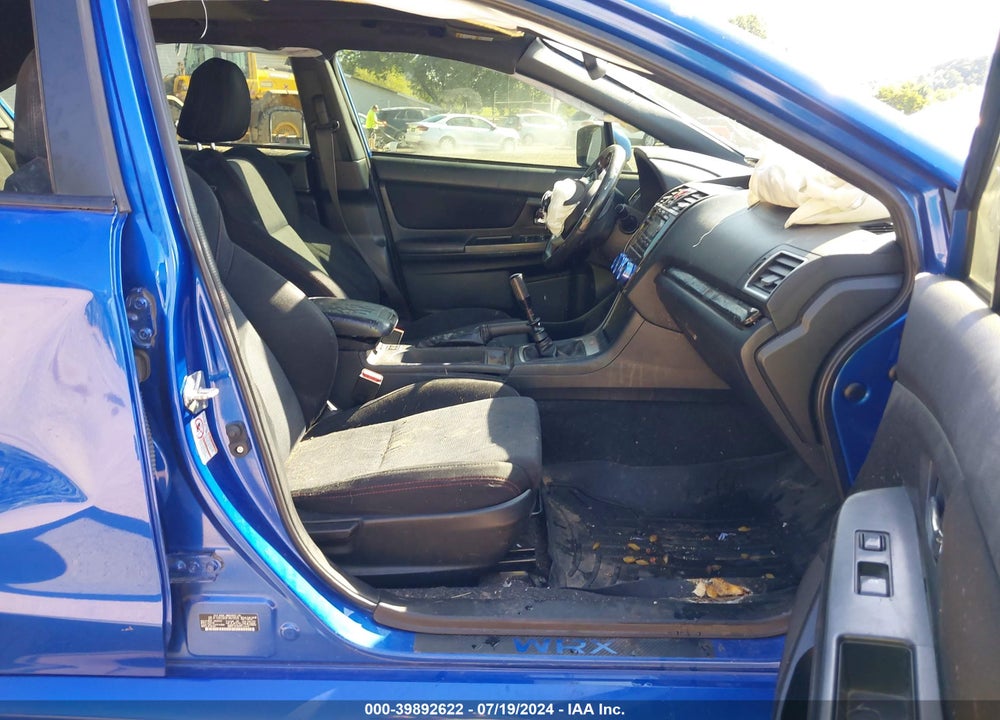 2015 SUBARU WRX PREMIUM VIN: JF1VA1D69F9829926