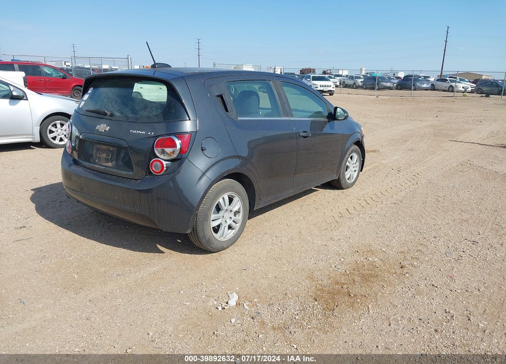 2016 CHEVROLET SONIC LT AUTO VIN: 1G1JC6SG7G4149655