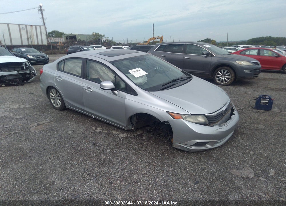 2012 HONDA CIVIC EX VIN: 19XFB2F87CE303687